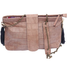 sac minima croco taupe
